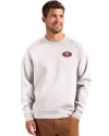 San Francisco 49ers Cutter & Buck Roam Epic Versatility Recycled Crew Neck Mens Pullover Solitare Front Thumbnail Image