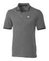 New York Giants Cutter & Buck Big & Tall Advantage Tipped Polo Elemental Grey Mannequin Thumbnail Image