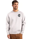 Minnesota Twins Mono Cutter & Buck Roam Epic Versatility Recycled Crew Neck Mens Pullover Solitare Front Thumbnail Image
