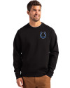 Indianapolis Colts Cutter & Buck Roam Epic Versatility Recycled Crew Neck Mens Pullover Black Front Thumbnail Image