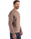 Kansas City Royals Mono Cutter & Buck Roam Epic Versatility Recycled Crew Neck Mens Pullover Mushroom Side Thumbnail Image