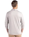 Cincinnati Reds Mono Cutter & Buck Coastline Epic Comfort Recycled Mens Long Sleeve Polo CONCRETE Back Thumbnail Image