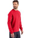 San Francisco 49ers Americana Cutter & Buck Roam Epic Versatility Recycled Crew Neck Mens Pullover Red Side Thumbnail Image