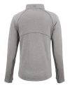 View image 4: Minnesota Twins Cutter & Buck Peshastin Recycled Grid Fleece Womens Full Zip Jacket Elemental Grey Heather Mannequin Back