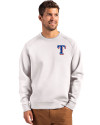 Texas Rangers Cutter & Buck Roam Epic Versatility Recycled Crew Neck Mens Pullover Solitare Front Thumbnail Image