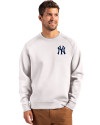 New York Yankees Cutter & Buck Roam Epic Versatility Recycled Crew Neck Mens Pullover Solitare Front Thumbnail Image