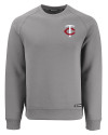 Minnesota Twins Cutter & Buck Roam Epic Versatility Recycled Crew Neck Mens Pullover Elemental Grey Mannequin Thumbnail Image