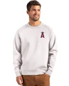 Los Angeles Angels Cutter & Buck Roam Epic Versatility Recycled Crew Neck Mens Pullover Solitare Front Thumbnail Image