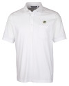 Green Bay Packers Cutter & Buck Advantage Tri-Blend Jersey Mens Big and Tall Pocket Polo White Mannequin Thumbnail Image