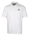 Minnesota Vikings Cutter & Buck Advantage Tri-Blend Jersey Mens Big and Tall Pocket Polo White Mannequin Thumbnail Image