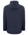Minnesota Twins Cutter & Buck Camano Everyday Stretch Recycled Mens Water Resistant Jacket Navy Blue Mannequin Back Thumbnail Image