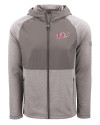 Minnesota Twins Cooperstown Cutter & Buck Peshastin Fleece Recycled Mens Hybrid Jacket Elemental Grey Heather Mannequin Thumbnail Image