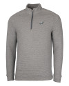 Philadelphia Eagles Cutter & Buck Big & Tall Coastal Half-Zip Polished Heather Mannequin Thumbnail Image