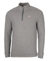 Pittsburgh Steelers Cutter & Buck Big & Tall Coastal Half-Zip Polished Heather Mannequin Thumbnail Image