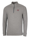 Tampa Bay Buccaneers Cutter & Buck Big & Tall Coastal Half-Zip Polished Heather Mannequin Thumbnail Image