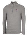 View image 5: New York Giants Cutter & Buck Big & Tall Coastal Half-Zip Polished Heather Mannequin