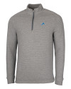 Detroit Lions Cutter & Buck Big & Tall Coastal Half-Zip Polished Heather Mannequin Thumbnail Image