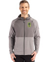 Nashville SC Cutter & Buck Peshastin Fleece Recycled Mens Hybrid Jacket Elemental Grey Heather Front Thumbnail Image