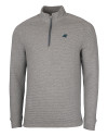 Carolina Panthers Cutter & Buck Big & Tall Coastal Half-Zip Polished Heather Mannequin Thumbnail Image