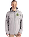 Nashville SC Cutter & Buck Camano Everyday Stretch Recycled Mens Water Resistant Jacket Polished Medium Gray Front Thumbnail Image