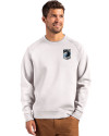 Minnesota United FC Cutter & Buck Roam Epic Versatility Recycled Crew Neck Mens Pullover Solitare Front Thumbnail Image