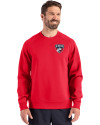 FC Dallas Cutter & Buck Roam Epic Versatility Recycled Crew Neck Mens Pullover Red Front Thumbnail Image