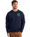 Seattle Sounders FC Cutter & Buck Roam Epic Versatility Recycled Crew Neck Mens Pullover Navy Blue Front Thumbnail Image