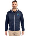 Philadelphia Phillies City Connect Cutter & Buck Rainier Primaloft Mens Eco Full Zip Hybrid Jacket Dark Navy Front Thumbnail Image