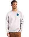 Minnesota Twins City Connect Cutter & Buck Roam Epic Versatility Recycled Crew Neck Mens Pullover Solitare Front Thumbnail Image