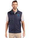 Philadelphia Phillies City Connect Cutter & Buck Stealth Hybrid Quilted Mens Windbreaker Vest Liberty Navy Front Thumbnail Image