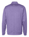 Tampa Bay Rays City Connect Cutter & Buck Stealth Heathered Quarter Zip Mens Pullover College Purple Mannequin Back Thumbnail Image