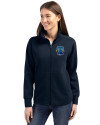 Philadelphia Phillies City Connect Cutter & Buck Roam Epic Versatility Full Zip Recycled Womens Jacket Navy Blue Front Thumbnail Image