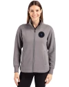 NY Mets City Connect Cutter & Buck Roam Epic Versatility Full Zip Recycled Womens Jacket Elemental Grey Front Thumbnail Image
