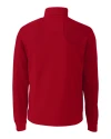 San Francisco 49ers Cutter & Buck Big & Tall DryTec Edge Half Zip Cardinal Red Mannequin Back Thumbnail Image