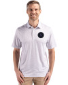 NY Mets City Connect Cutter & Buck Pike Eco Flora Print Recycled Mens Polo Polished Medium Gray Front Thumbnail Image
