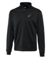 Arizona Cardinals Cutter & Buck Big & Tall DryTec Edge Half Zip Solid Black Mannequin Thumbnail Image