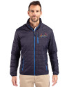 St. Louis Cardinals City Connect Cutter & Buck Rainier PrimaLoft® Mens Eco Insulated Full Zip Puffer Jacket Dark Navy Front Thumbnail Image