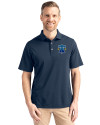 Philadelphia Phillies City Connect Cutter & Buck Virtue Eco Pique Recycled Mens Big and Tall Polo Navy Blue Front Thumbnail Image