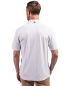 Los Angeles Dodgers City Connect- Cutter & Buck Virtue Eco Pique Tile Print Recycled Mens Polo White Back Thumbnail Image