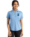 Philadelphia Phillies City Connect Cutter & Buck Forge Eco Stretch Recycled Womens Short Sleeve Polo Dark Atlas Heather Front Thumbnail Image