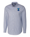 Philadelphia Phillies City Connect Cutter & Buck Stretch Oxford Mens Big and Tall Long Sleeve Dress Shirt Light Blue Mannequin Thumbnail Image
