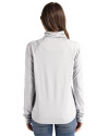 NY Mets City Connect Cutter & Buck Coastline Epic Comfort Recycled Womens Funnel Neck CONCRETE Back Thumbnail Image