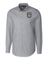 San Diego FC Cutter & Buck Stretch Oxford Mens Big and Tall Long Sleeve Dress Shirt Charcoal Mannequin Thumbnail Image