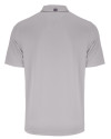 GA Tech Yellow Jackets College Vault Cutter & Buck Forge Eco Stretch Recycled Mens Polo Polished Medium Gray Mannequin Back Thumbnail Image