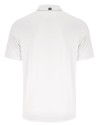 GA Tech Yellow Jackets College Vault Cutter & Buck Forge Eco Stretch Recycled Mens Polo White Mannequin Back Thumbnail Image