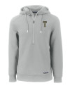 GA Tech Yellow Jackets College Vault Cutter & Buck Roam Epic Versatility Half Zip Recycled Mens Hooded Pullover Solitare Mannequin Thumbnail Image