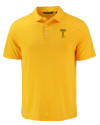 GA Tech Yellow Jackets College Vault Cutter & Buck Coastline Epic Comfort Recycled Mens Polo College Gold Mannequin Thumbnail Image