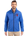 Toronto Blue Jays City Connect Cutter & Buck Rainier PrimaLoft® Mens Eco Insulated Full Zip Puffer Jacket Royal Front Thumbnail Image