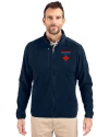 Toronto Blue Jays City Connect Cutter & Buck Cascade Eco Sherpa Mens Big & Tall Fleece Jacket Navy Blue Front Thumbnail Image