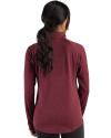 Cutter & Buck Coastline Epic Comfort Recycled Womens Quarter Zip BRD PROB_HG 1 Thumbnail Image